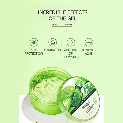 BIOAQUA Aloe Vera Gel 300g/10.58oz Hydrating Moisturizing Soothing Skin Care Essence