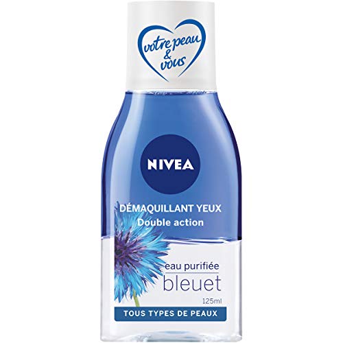 NIVEA Double Action Eye Makeup Remover 2-Pack 125 ml - Bi-Phase Formula