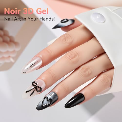 Makartt Black 3D Gel Nail Art Sculpting Gel 15g - B-Black Variation