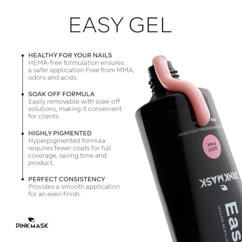 PINK MASK Rosewater Pink Builder Gel for Nail Extensions - 30g