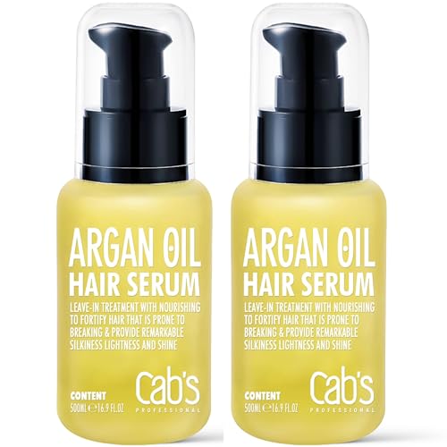 Cab's Moroccan Argan Oil Hair Serum – Repairing & Shine Treatment (2-Pack)
