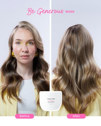 Ginger Milk Deep Conditioning Hair Mask for Dry Curly Hair - 8 oz