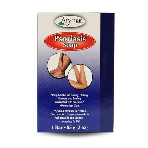 Arymar Psoriasis Bar Soap - Gentle Cleansing for Sensitive Skin, 3 oz
