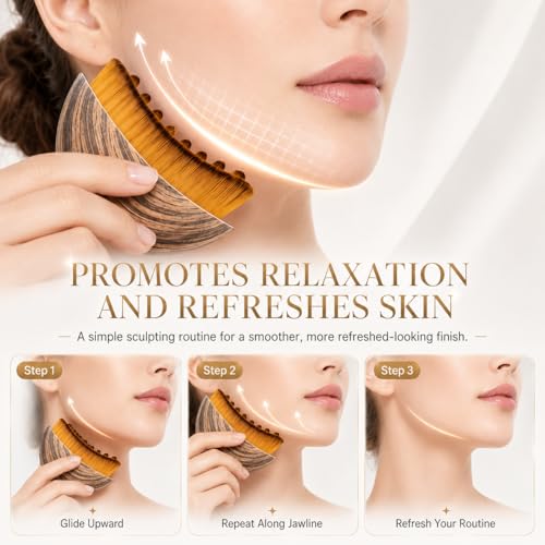 Lymphatic Drainage Face Brush Set - 2 Soft Bristle Brushes & Accessories