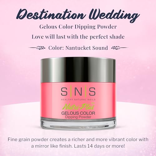 SNS Healthy Natural Nails Nantucket Sound Dip Powder 1oz - Spring Collection