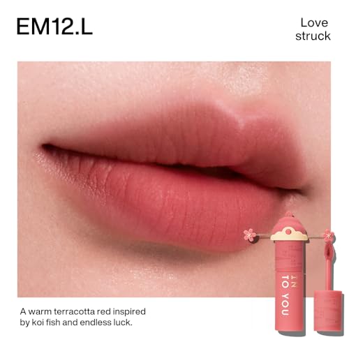 INTO YOU Love Struck Matte Lipstick – Long Lasting Peachy Pink for Lips & Cheeks