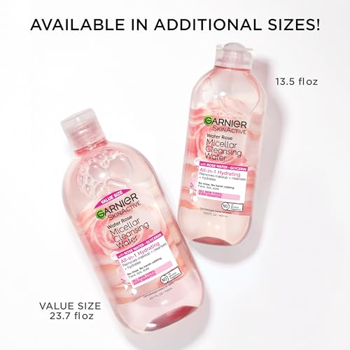 Garnier Micellar Water with Rose Water | Hydrating Makeup Remover 700mL