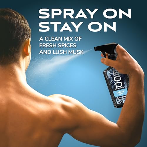 BOD Man Dark Ice Fragrance Body Spray - 8 fl oz, Long-Lasting