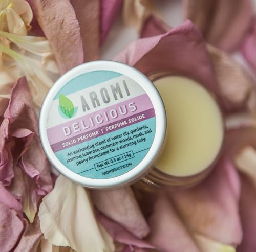 Aromi Delicious Solid Perfume Honeysuckle Tuberose Gardenia – Portable Fragrance