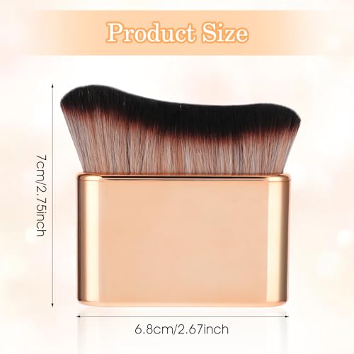 Rose Gold Self Tanning Brush - Soft Kabuki Makeup Tool