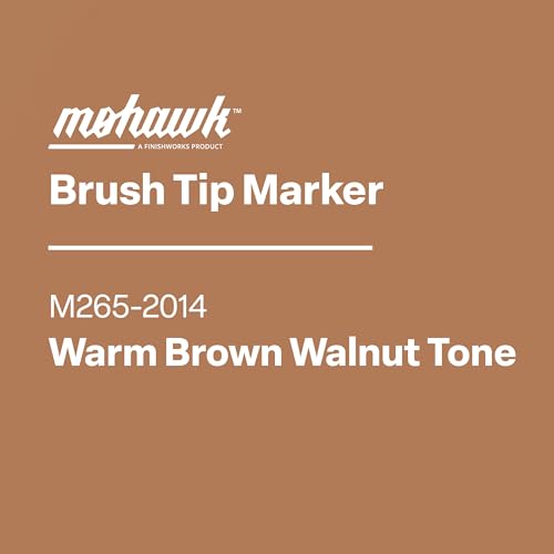 Mohawk Wood Graining Marker - Warm Brown Walnut Brush Tip Furniture Repair