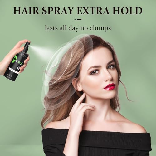 USTAR Hair Building Fiber Hold Spray – 4oz Natural Finish Mist