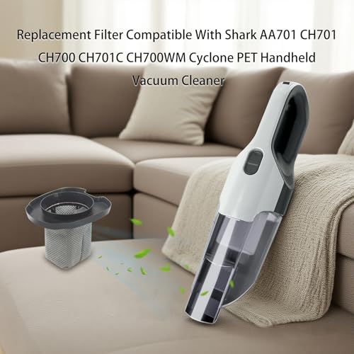 Replacement Filter for Shark Cyclone PET Handheld Vacuum - 4 Pack