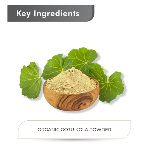 Just Jaivik Organic Gotu Kola Powder - 227g - Natural Memory Enhancer