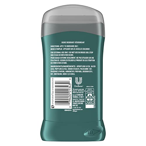 Degree Men Arctic Edge Deodorant - 48-Hour Odor Protection, 3 oz