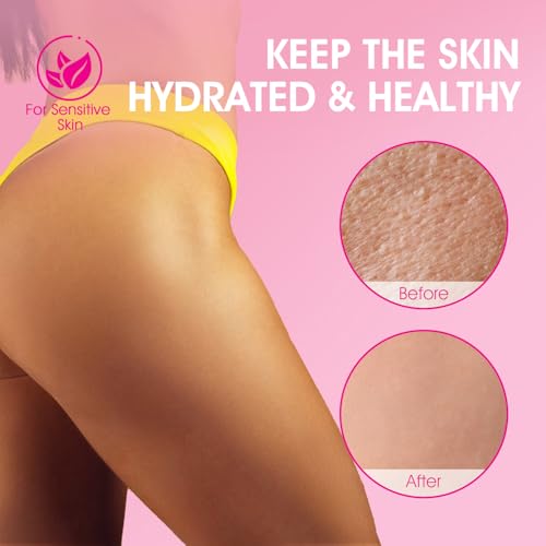 VOERUY Bikini Exfoliating Scrub with AHA+BHA & Turmeric - Smooth Skin, Reduce Ingrown Hairs