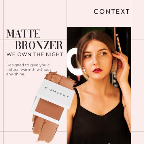 Context Skin Matte Bronzer Powder - Vegan & Cruelty-Free, Shade Speed of Sound, Brown