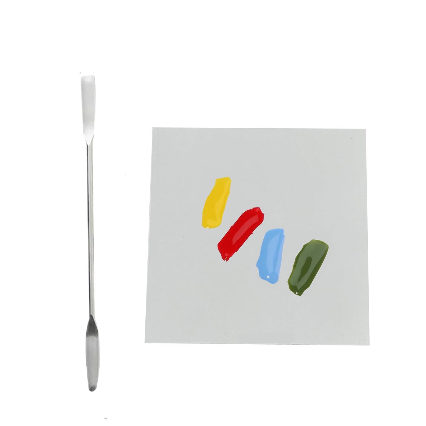 Disposable Nail Polish Palette Paper - 200 Sheets 3x3 Inch Waterproof Mixing Tool with Stirring Rod