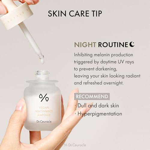 Dr.Ceuracle Vegan Niacin & Rice Ampoule for Radiant Skin, 1.01 fl oz