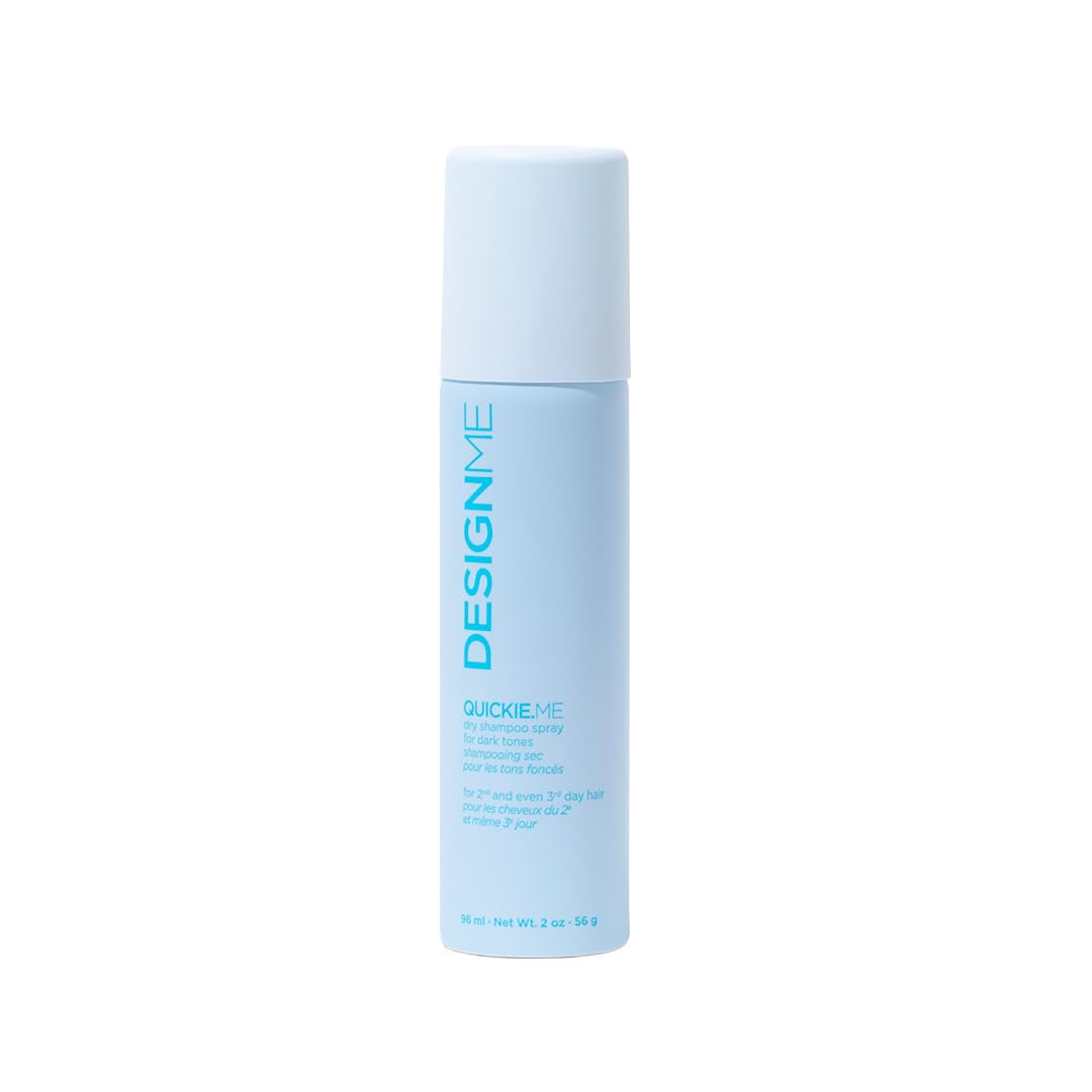 QUICKIE.ME Dry Shampoo for Dark Tones - Oil-Absorbing, Residue-Free Spray | Travel Size Waterless Formula