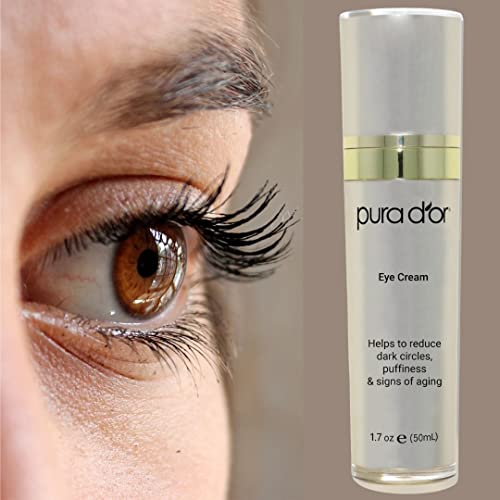 PURA D'OR 24K Gold Anti-Aging Eye Cream - Firming & Wrinkle Reduction 1.7oz
