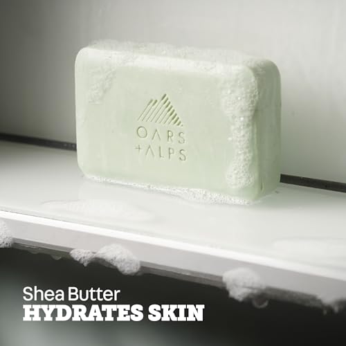 Men's Exfoliating & Moisturizing Bar Soap with Epsom Salt - Post Workout Cleanse