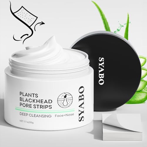 Blackhead Remover Peel Off Mask Set with Pore Strips - Easy 2-Step Acne Treatment