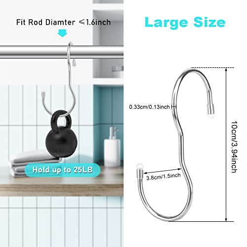 12-Pack Metal Handbag Hanger Hooks with Drawstring Storage Bag