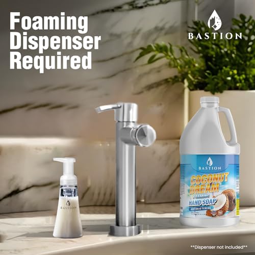 Bastion Coconut Dream Antibacterial Foaming Hand Soap - 64 oz Refill