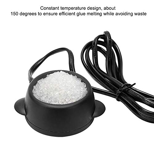 Yosoo Mini Hot Pot for Hair Extension Glue Melting - Fast Heating, Easy to Use
