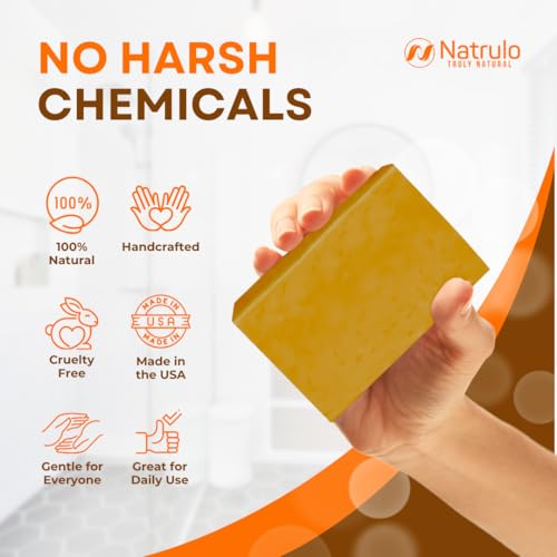 Natural Turmeric Soap Bar for Face & Body - Brightening for Dark Spots