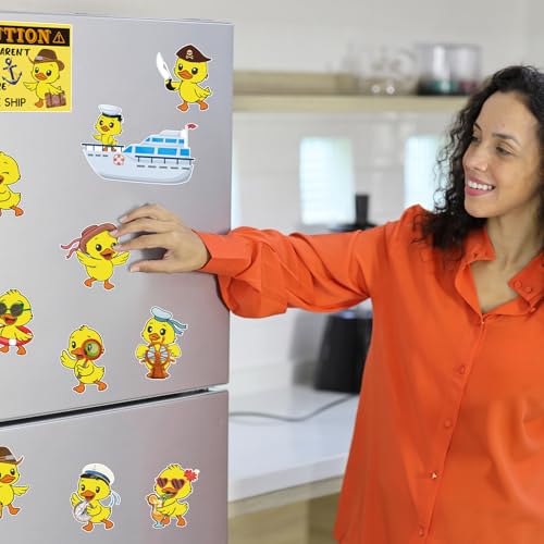 30 Duck Cruise Magnets - Funny Decorations for Party & Cabin