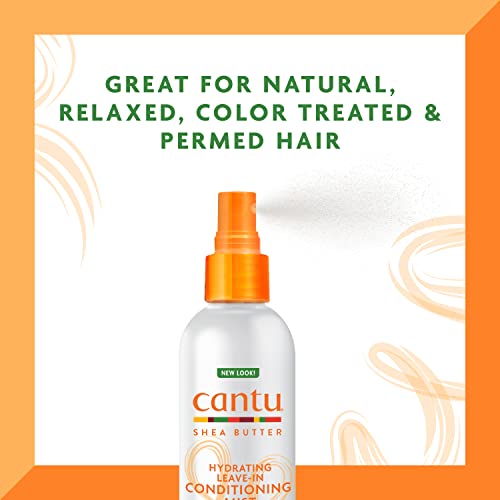 Cantu Leave-In Conditioning Mist with Shea Butter, 8 fl oz (Pack of 2)