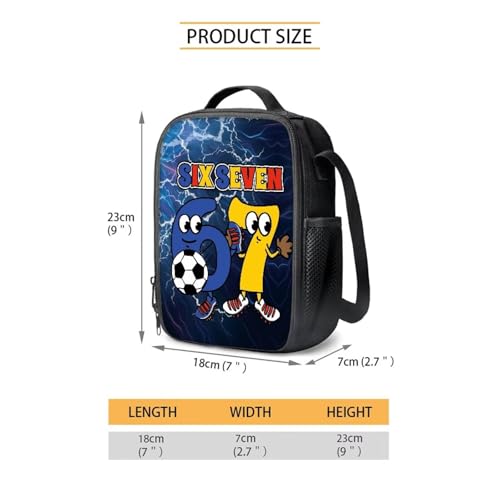 Insulated Soccer Ball Lunch Bag for Kids - Lightweight & Stylish