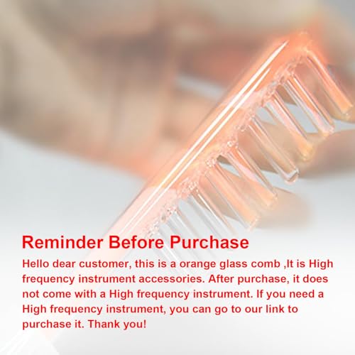 Elitzia Glass Comb Electrode Wand Spare Part for High Frequency Instrument