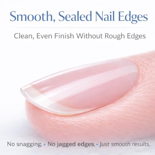 KADDEO 2-Pack Aqua & Silver Czech Glass Nail Files for Natural Nails Dual-Grit
