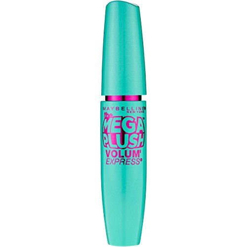 Maybelline Mega Plush Mascara, Very Black - Washable Gel-Mousse Formula