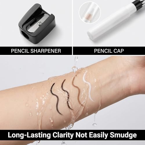 8-Piece Barber Pencil Set for Hairline & Beard Shaping
