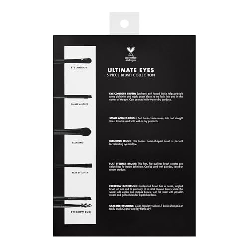 e.l.f. Ultimate Eyes 5-Piece Eye Brush Set - Vegan & Cruelty-Free