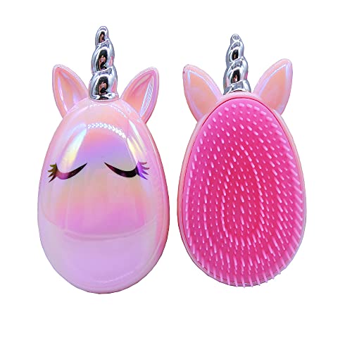 Artkingdome Unicorn Detangling Hair Brush - Portable Air-Cushion Comb
