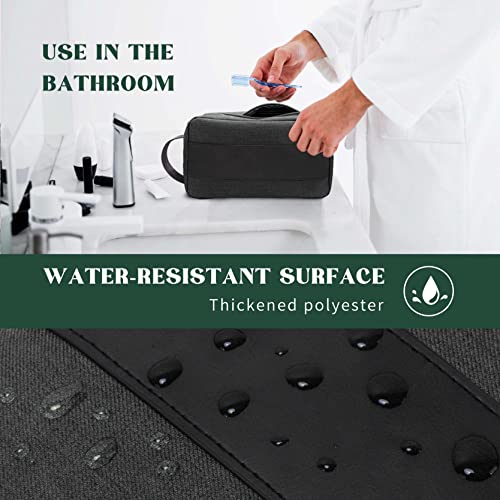 Vorspack Water Resistant Travel Toiletry Bag for Men & Women - Grey, Medium