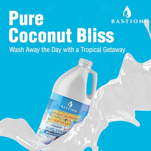 Bastion Coconut Dream Antibacterial Foaming Hand Soap - 64 oz Refill