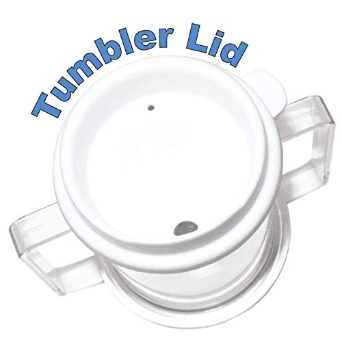 Clear Two-Handled Tumbler Cup - 10 oz, Dishwasher Safe