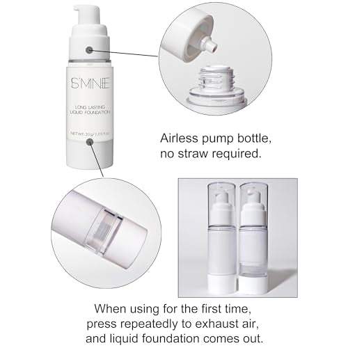 IS'MINE White Liquid Foundation with Kabuki Brush - Flawless Coverage