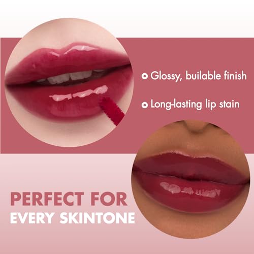 rom&nd Juicy Lasting Tint - Plum Coke V1 | Glossy Lip Tint 0.19oz
