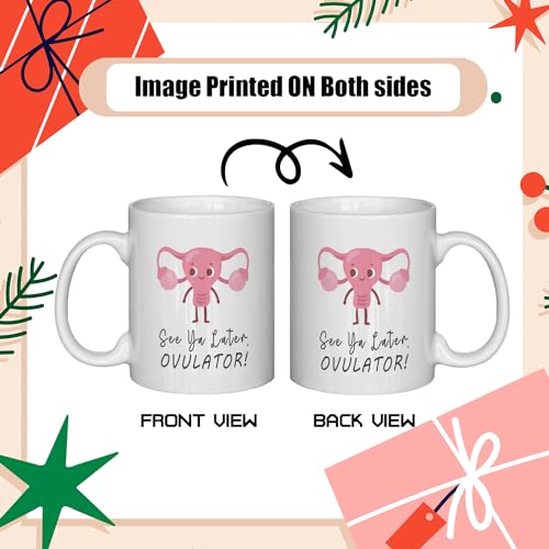 NATSUNO Hysterectomy Mug - 11oz Double-Sided Coffee Cup
