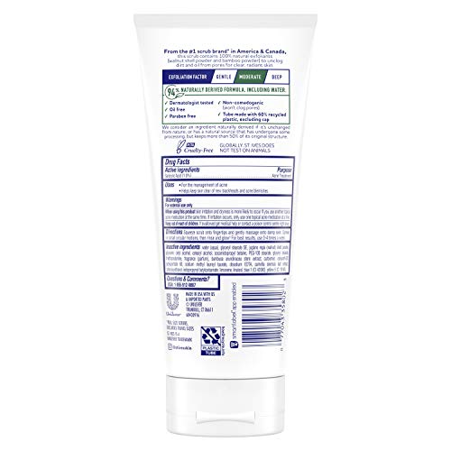 St. Ives Blackhead Clearing Face Scrub 6 oz Pack of 2 - Green Tea & Salicylic Acid