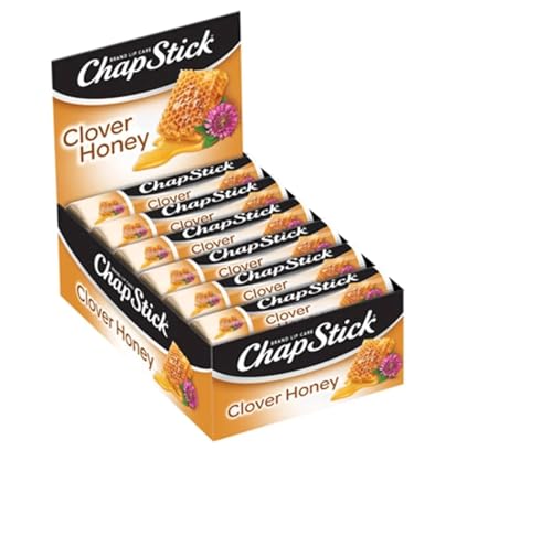 ChapStick Clover Honey Lip Moisturizer, 12-Pack Balm 0.15 Oz