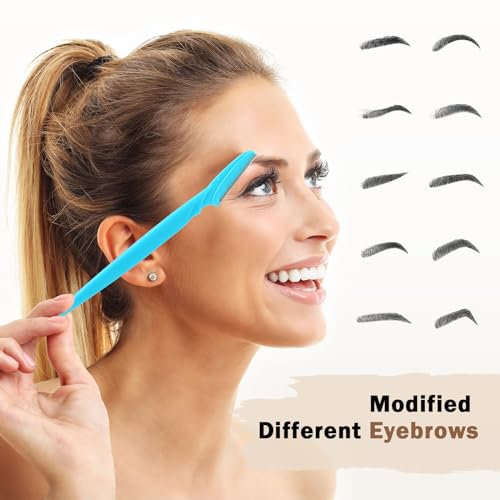 21PCS Eyebrow Razors & Trimmers - Facial Hair Removal Tool