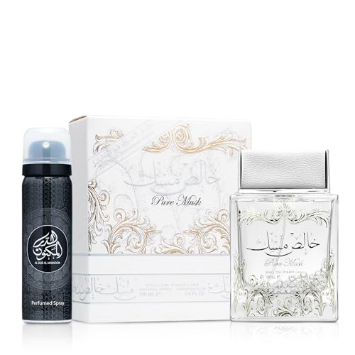 Lattafa Pure Musk Eau de Parfum for Unisex, Oriental Fragrance, 100ml